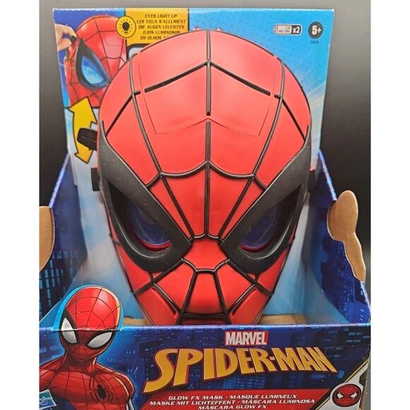 Marvel Spider-Man Mask Light Up Eyes Role Play Costume Toy for Kids - Picture 2 of 4